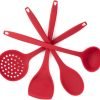 Long Silicone Cooking Utensils Set