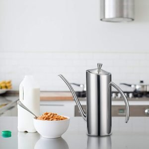 KSENDALO Stainless Steel Olive Oil Dispenser Bottle