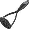 KSENDALO Multifunctional Kitchen Cooking Tool – Potato Masher,  Black