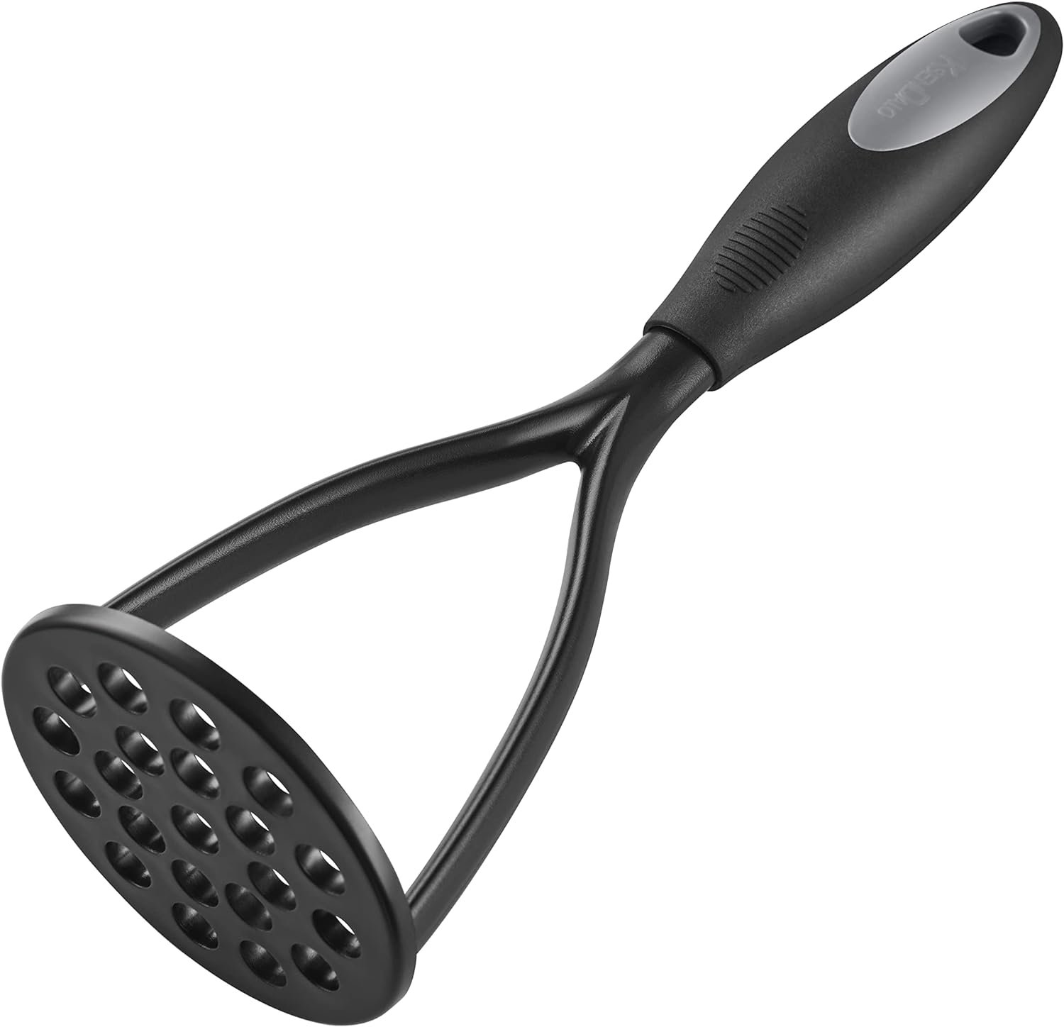 KSENDALO Multifunctional Kitchen Cooking Tool – Potato Masher, Black