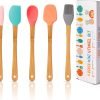 KSENDALO Silicone Small Spatulas Set of 5