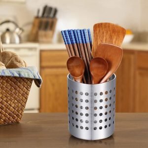 KSENDALO Kitchen Stainless Steel Utensil Holder and Silverware Drying Holder for Kitchen Home and Office (Free Shipping Worldwide)