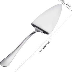 KSENDALO 11.41″ Pie Server, Stainless Steel Cake Servers,