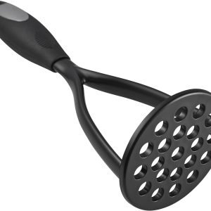KSENDALO Multifunctional Kitchen Cooking Tool – Potato Masher,  Black