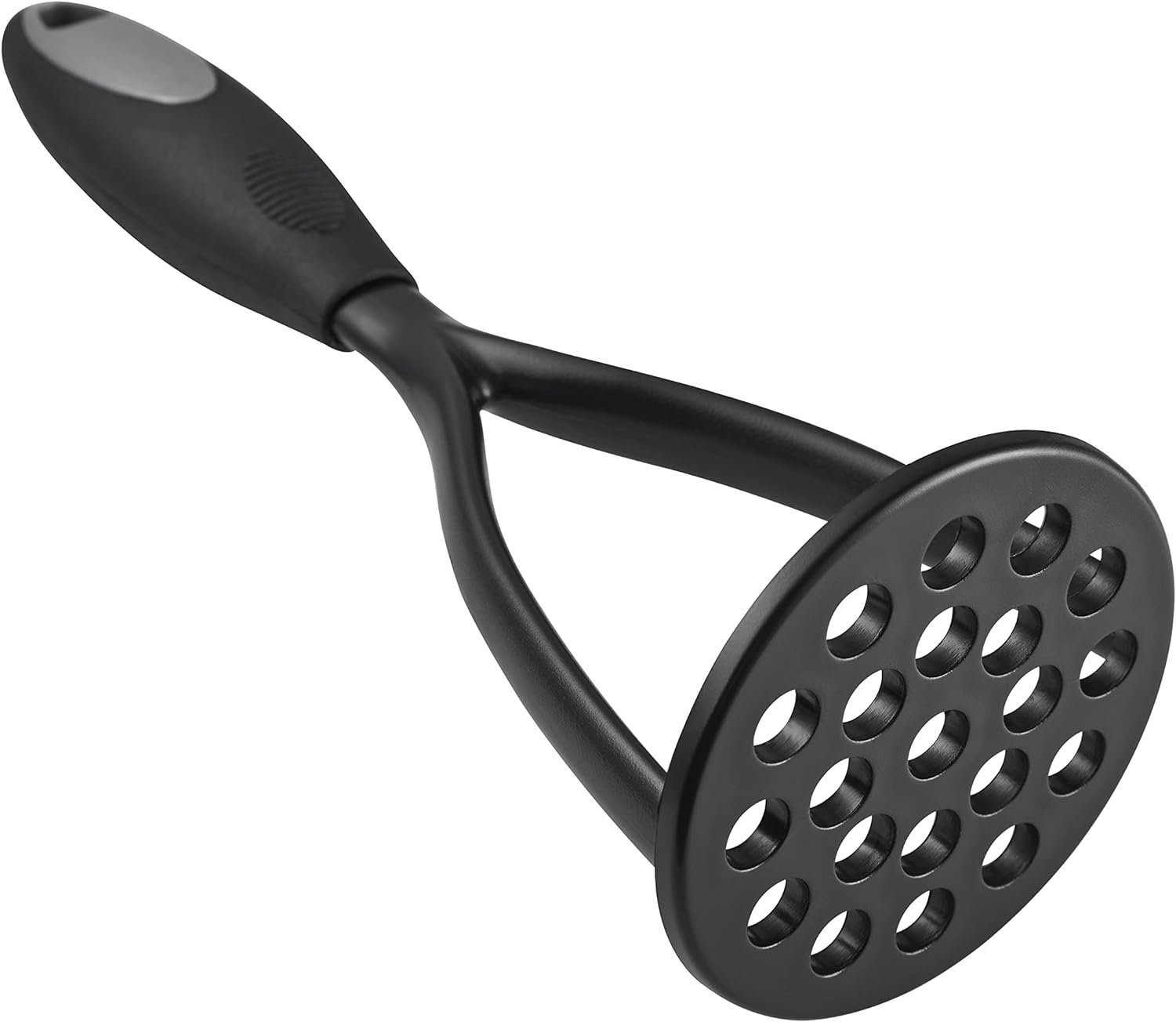 KSENDALO Multifunctional Kitchen Cooking Tool – Potato Masher, Black