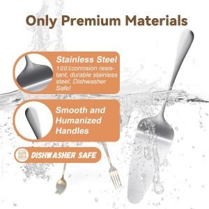 KSENDALO Pie Servers Set Stainless Steel of 2