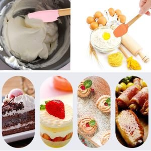 KSENDALO Silicone Small Spatulas Set of 5