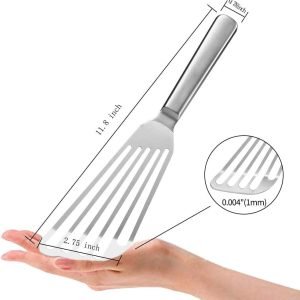 KSENDALO Spatula Stainless Steel Set for Cooking 2 pack 11.8 inch (Free Shipping Worldwide)