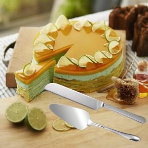 KSENDALO Elegant Wedding Cake Knife Server Set
