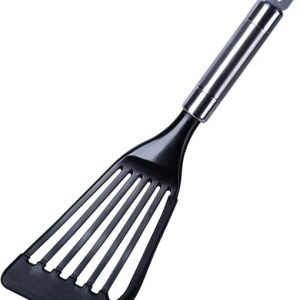 KSENDALO Fish Spatula for Nonstick Cookware,Flexible, Lightweight but Sturdy Fish Spatula