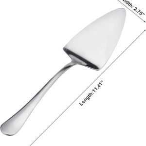 KSENDALO 11.41″ Pie Server, Stainless Steel Cake Servers,