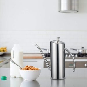 KSENDALO Stainless Steel Olive Oil Dispenser Bottle