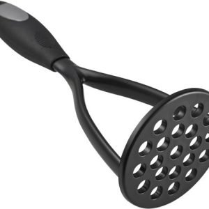 KSENDALO Multifunctional Kitchen Cooking Tool – Potato Masher, Black
