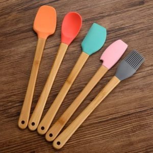 KSENDALO Silicone Small Spatulas Set of 5