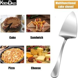 KSENDALO 11.41″ Pie Server, Stainless Steel Cake Servers,