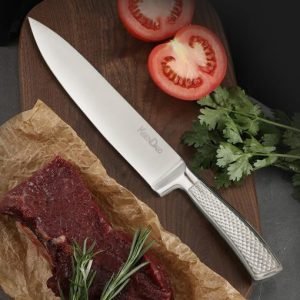 14 Pieces Kitchen Knifes Set with Wooden Block and Sharpener